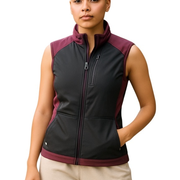 NWT Smartwool Active Fleece Insulated Wind Vest Women's S in Eggplant - Picture 1 of 10